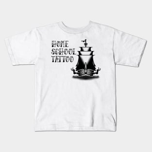 HomeSchoolTattoo pirateship Kids T-Shirt